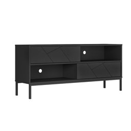 Rack Industrial para Tv 55 Polegadas Tetris - Preto Acetinado - 2