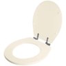 Assento Sanitario Poliester com Amortecedor Avalon Bone (bege Claro) para Vaso Ideal Standard - 6