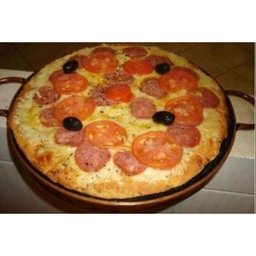 Kit com 4 Forma de Pizza em Pedra Sabão - Curada - 4