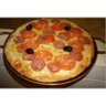 Kit com 4 Forma de Pizza em Pedra Sabão - Curada - 4