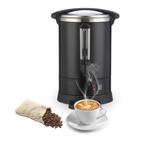 Takywep Cafeteira Elétrica Comercial de 18l com Parede Dupla e Aquecimento, 120 Xícaras
