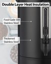 Ver imagem 2 de Takywep Cafeteira Elétrica Comercial de 18l com Parede Dupla e Aquecimento, 120 Xícaras