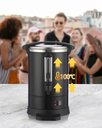 Ver imagem 3 de Takywep Cafeteira Elétrica Comercial de 18l com Parede Dupla e Aquecimento, 120 Xícaras