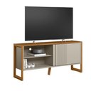 Ver imagem 1 de Rack para TV Gold 141cm Nature Off White para Sala