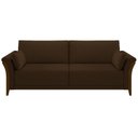 Ver imagem 6 de Sofá Living 3 Lugares 222cm Pés Madeira Roya M22 Veludo Marrom - Mpozenato