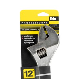 Chave Ajustável - Med. 12" - Eda - 2