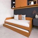 Ver imagem 1 de Sofá Cama com Cama Auxiliar Americana Luxo em Mdf Resistente Nobre Nature