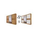 Ver imagem 3 de Guarda Roupa Casal com Espelho 3 Portas 6 Gavetas 100% Mdf Los Angeles Ripado D Doro Móveis -