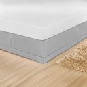Ver imagem 3 de Saia Box Queen Naturalle Fashion Ponto Palito Prata de 1,60m x 2,00m x 35 cm.