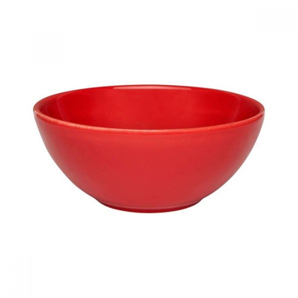 Tigela de Cerâmica Pequena 16cm - 600ml Vermelho - Oxford - 1