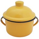 Ver imagem 1 de Açucareiro Esmaltado Porta Açúcar 450ml Suporte Açúcar Tradicional Amarelo