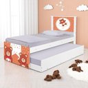 Ver imagem 1 de Bi Cama Juvenil Zap com Cabeceira Ursinhos de Pelúcia