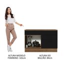 Ver mais imagens de Balcão Gabinete de Pia 120 X 60 Cm 1 Porta 2 Gavetas Rustic