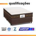 Ver imagem 5 de Cama Box Casal Colchão Gazin Molas Flora Marrom