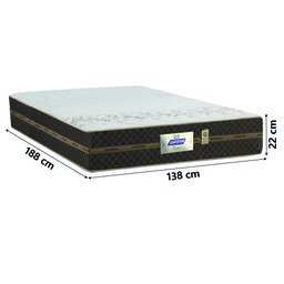 Cama Box Casal Colchão Gazin Molas Flora Marrom - 5