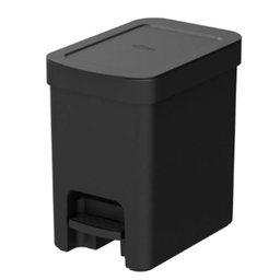 Lixeira quadrada com pedal para colocar em banheiro de casa - 1