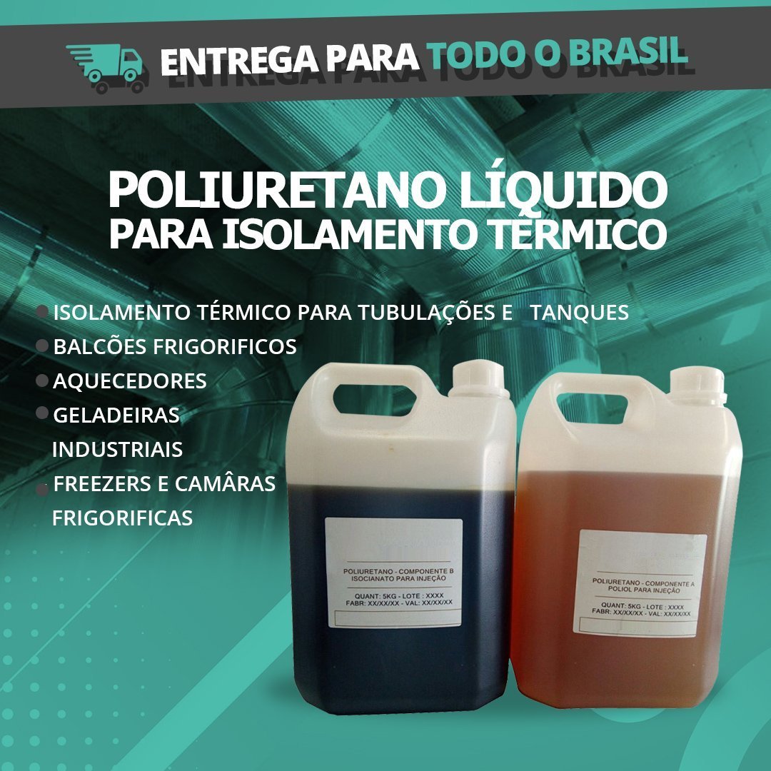 Kit Poliuretano Liquido para Isolamento Térmico C/ 6kgs - 2