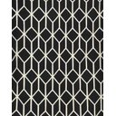 Ver imagem 1 de Tapete Kilim Geometric 150x200 Kg317 Black White