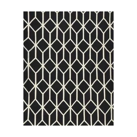 Tapete Kilim Geometric 150x200 Kg317 Black White