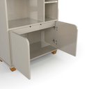 Ver imagem 2 de Livreiro Estante Multiuso 2 Portas 8 Nichos 71x185x35 Taurus Patrimar Off White