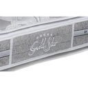 Ver imagem 2 de Cama Box King: Colchão Molas Ensacadas Castor Pocket Super Luxo Látex Push + Base CRC Suede Gray(