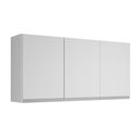 Ver imagem 2 de Armário De Parede Para Quarto 3 Portas Branco Karen Peternella