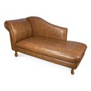 Ver imagem 2 de Divã Recamier Samartim 165 cm Corano Nozes Pés Retrô - D'Rossi