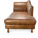 Ver imagem 4 de Divã Recamier Samartim 165 cm Corano Nozes Pés Retrô - D'Rossi