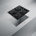 Ver mais imagens de Cooktop Brastemp 4 Bocas a Gás Grades de Ferro Fundido e Chamas Especiais Bds62ae Bivolt