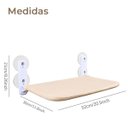 Ver imagem 2 de Caminha de Gato Janela Ventosas Alta Fixacao Retratil Flutuante Fixa Parede Pratica Segura Confortav