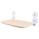 Ver imagem 1 de Caminha de Gato Janela Ventosas Alta Fixacao Retratil Flutuante Fixa Parede Pratica Segura Confortav