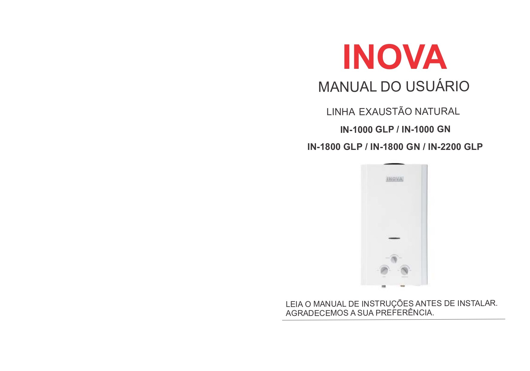 Aquecedor a Gas Mod In 1000 Glp - Inova - 4