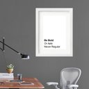 Ver imagem 1 de Quadro Minimalista para Escritório - 60x48cm:madeira Preta