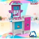 Ver imagem 4 de COZINHA COMPLETA COM ÁGUA MAGIC TOYS REF: 8074 - UN - PINK-BRANCO
