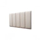 Ver imagem 1 de Placas Cabeceira Solteiro 100cm X 60cm 5 Placas Off White