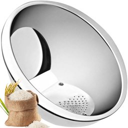 Escorredor Lavador de Arroz Macarrão Aço Inox - 2