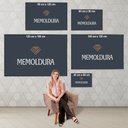 Ver imagem 5 de Quadro Decor Folhas 3d Dourado Branco Sala Quarto Casa Escritório