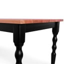 Ver imagem 4 de Mesa Retangular Pés Torneados Madeira Maciça 6 Lugares Gardênia Yescasa