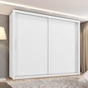 Ver imagem 6 de Guarda Roupa Casal 2 Portas de Correr 6 Gavetas Imperio 272 cm Branco Absoluto Zanz