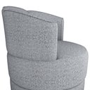 Ver imagem 6 de Poltrona Base Giratoria Marselha Linho Vancouver Cinza Milani Store