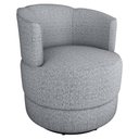 Ver imagem 2 de Poltrona Base Giratoria Marselha Linho Vancouver Cinza Milani Store