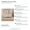 Ver imagem 3 de Buffet Arco 188 cm Porta Sextavada Incolar Luna