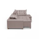 Ver mais imagens de Sofá de Canto Montana 4 Lugares Retrátil Reclinável 2,70x1,98M Molas Bonnel em Veludo Yescasa