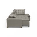 Ver mais imagens de Sofá de Canto Montana 4 Lugares Retrátil Reclinável 2,70x1,98M Molas Bonnel em Veludo Yescasa