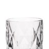 Jogo 10 Copos de Vidro Diamond Diamante Transparente Resistente 400ml em Casa Tem - 2