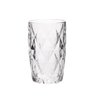 Jogo 10 Copos de Vidro Diamond Diamante Transparente Resistente 400ml em Casa Tem - 4