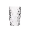 Ver imagem 4 de Jogo 10 Copos de Vidro Diamond Diamante Transparente Resistente 400ml em Casa Tem