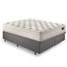Base Box Baú King 193x203 Linho  com Colchão Audaz Molas Ensacadas - 4