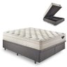 Base Box Baú King 193x203 Linho  com Colchão Audaz Molas Ensacadas - 1