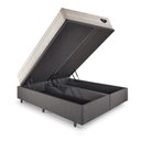 Ver imagem 5 de Base Box Baú King 193x203 Linho  com Colchão Audaz Molas Ensacadas